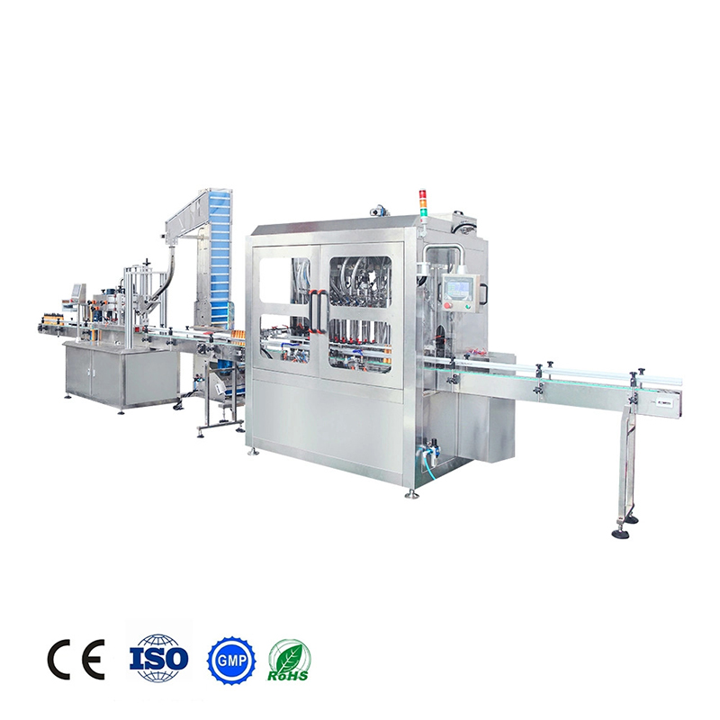 Промышленная машина для розлива в бутылки